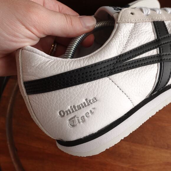 Onitsuka Tiger Sneakers Mens SZ 7.5 White Black FB Trainer Casual Athletic Shoes - Picture 12 of 16
